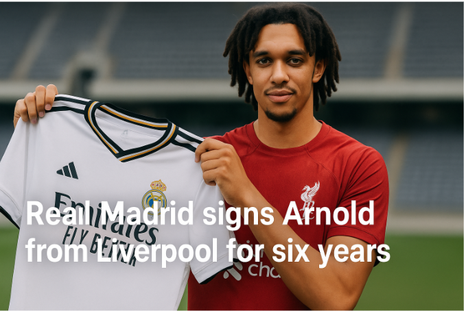 Real Madrid Signs Trent Alexander-Arnold from Liverpool for Six Years: A New Era Begins at the Santiago Bernabéu